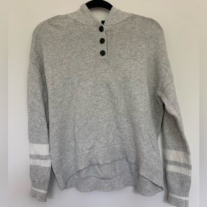American Eagle lightweight knit button up hoodie